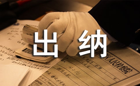 出納責任書范文