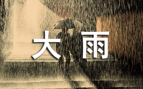 通用形容大雨的句子21條