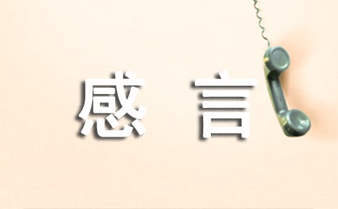 小學新生入學感言